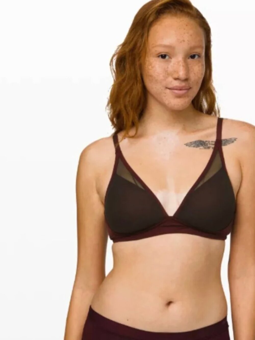 Lululemon Simply Sheer Bra Black 34C – Soft, Stretchy, Breathable